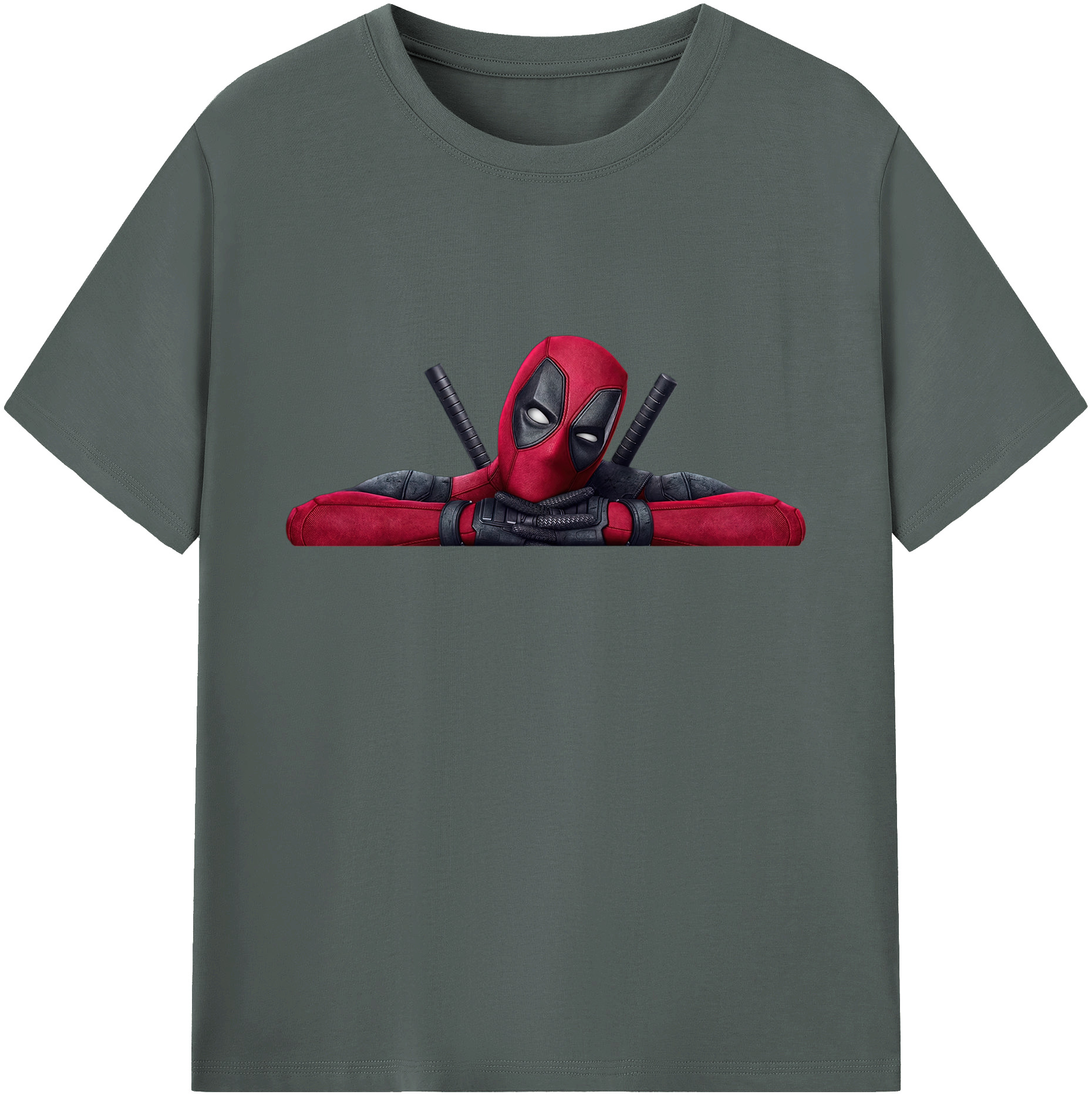 （画像用） Deadpool デッドプール 綿100％ メンズ半袖Tシャツ｜肌触りやわらか＆通気性
